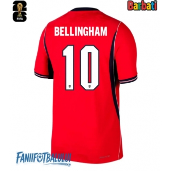 Anglia Jude Bellingham #10 Tricou Fotbal Replică Mondial 2026 Barbati Deplasare
